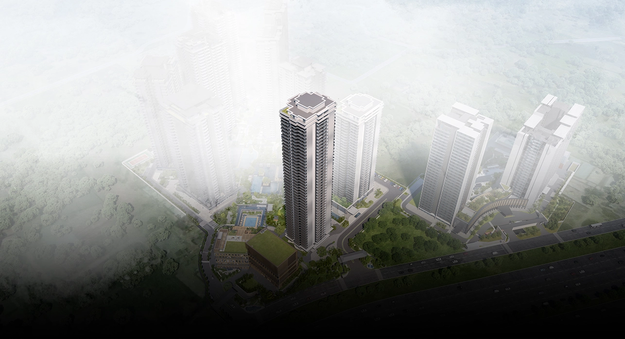 Krisumi Waterfall Suites 2 premium apartments in Sector 36A Dwarka Expressway