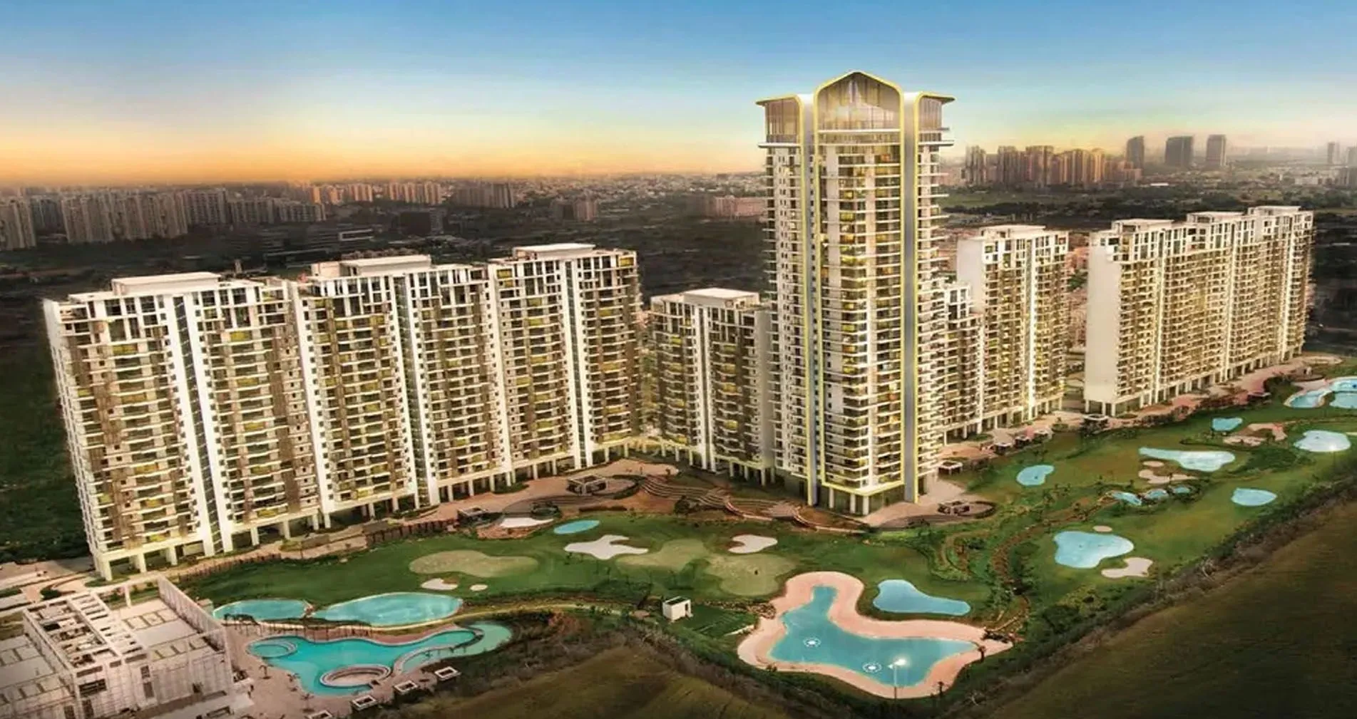 M3M Golf Estate luxury residences in Sector 65 Gurugram
